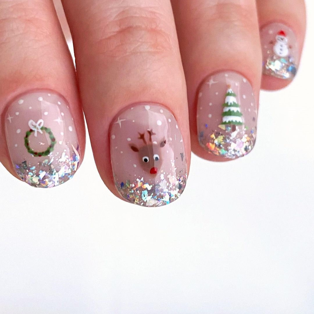 Cute Christmas Nails Design