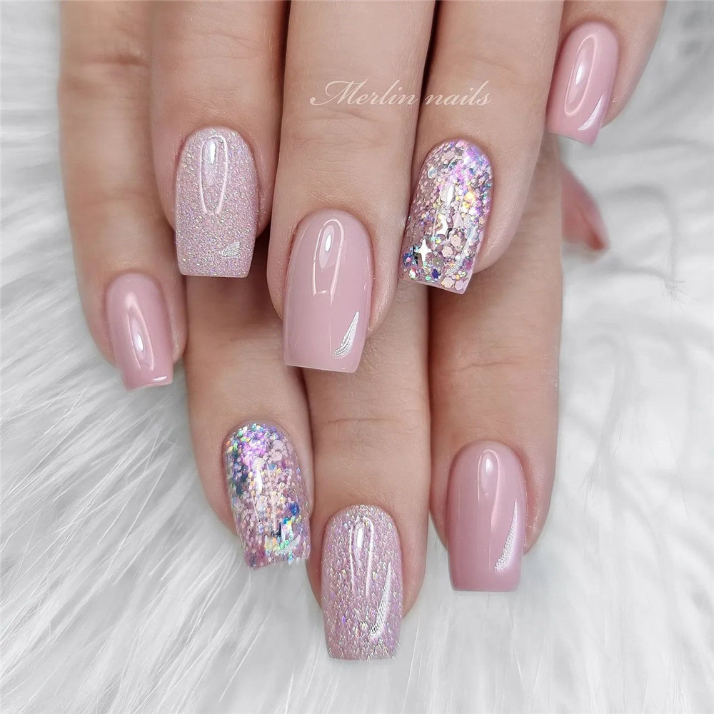 French Nail and Flower Nail Designs