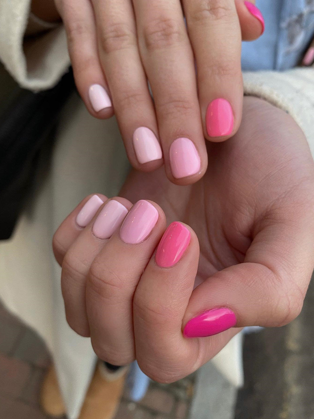 Classy Pink Nail Design