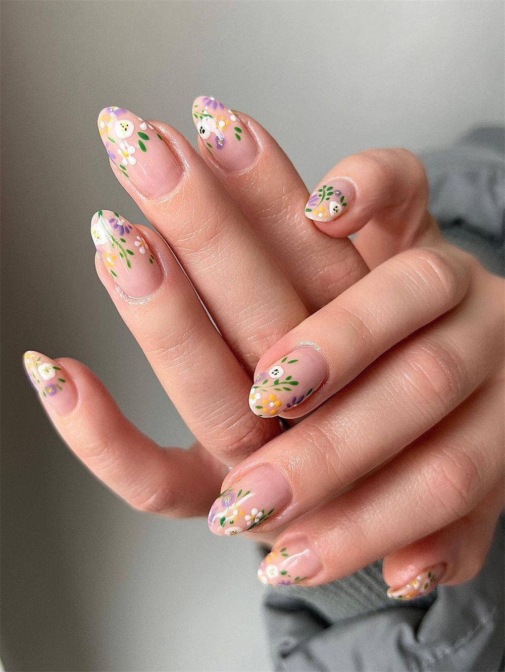 Beautiful Flower Nails for Spring