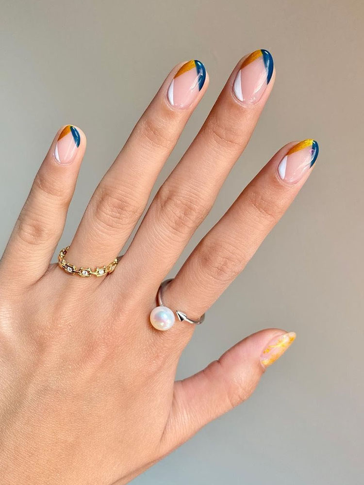 Simple Natural Oval Nails Design - SOSO Nail Art