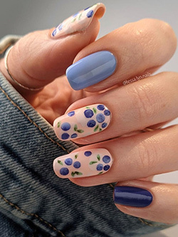 Blueberry Nails Design Ideas