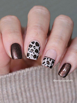 Leopard Print Nails Idea