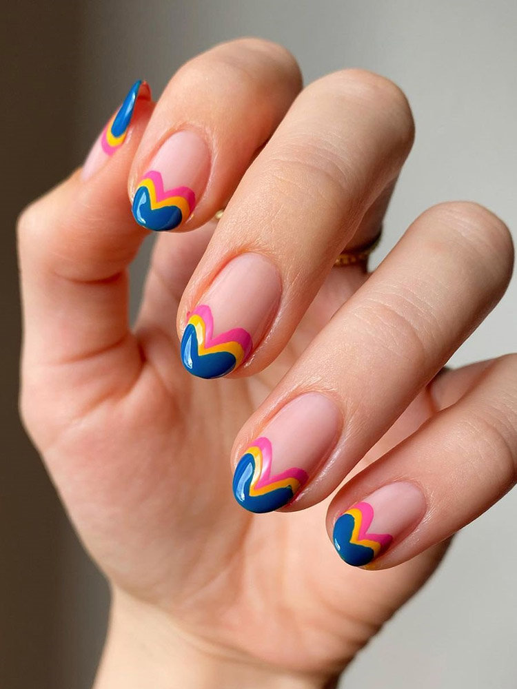 Trendy French Nails Design